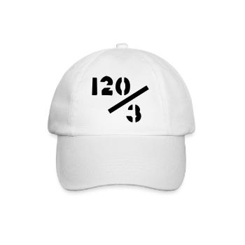 40 années - 120/3 - Casquette classique - blanc/blanc - Devant
