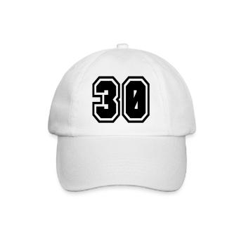 30 - Casquette classique - blanc/blanc - Devant