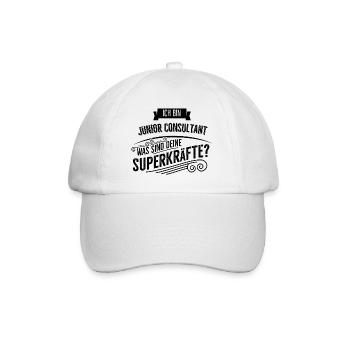 Junior Consultant - Baseballkappe - Weiß/Weiß - Vorne