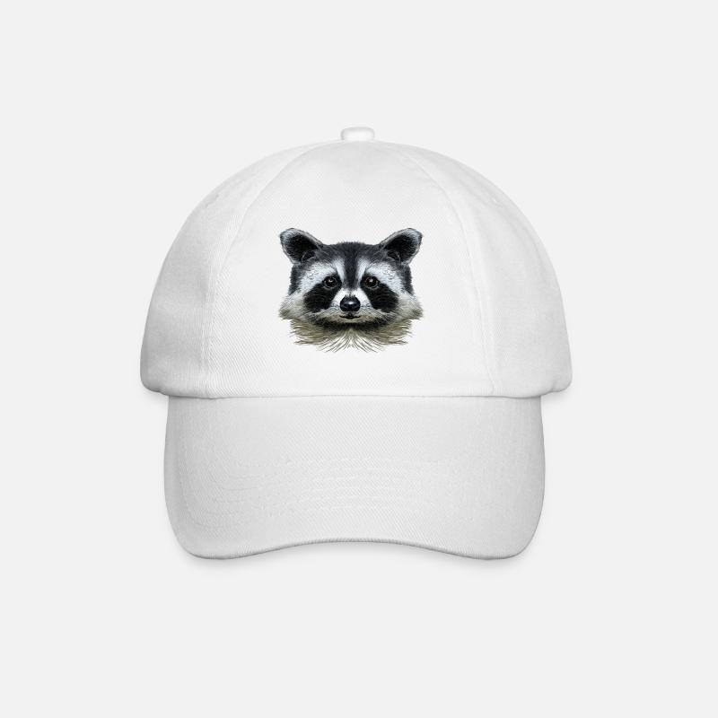 Racoon - Casquette classique - blanc/blanc