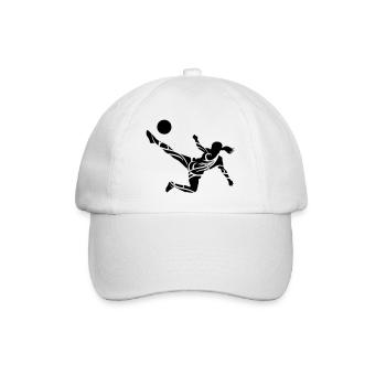 Soccer female - Casquette classique - blanc/blanc - Devant