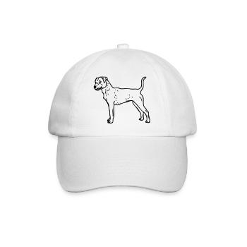 jack russel © www.dog-power.nl - Baseball Cap - white/white - Front