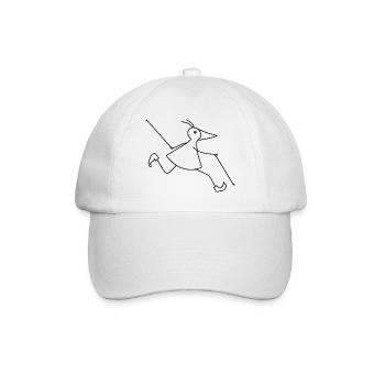 Walker-RUNNY-mit-Stöcken - Baseballkappe - Weiß/Weiß - Vorne