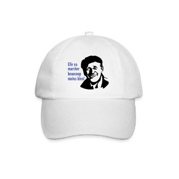 elle va marcher beaucoup moins bien! - Casquette classique - blanc/blanc - Devant