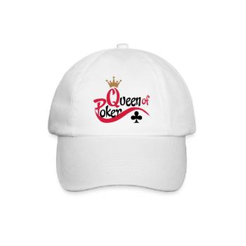 poker queen - Casquette classique - blanc/blanc - Devant