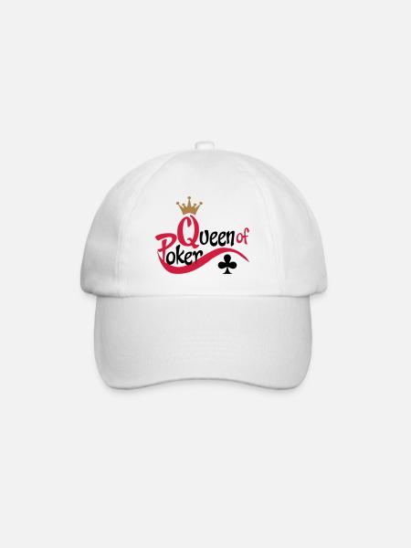 poker queen - Casquette classique - blanc/blanc