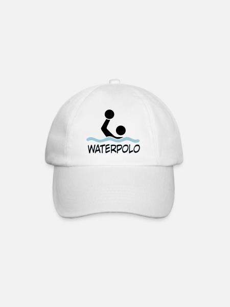 waterpolo - Baseballkappe - Weiß/Weiß