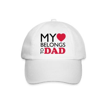 MHBT DAD - Baseballkappe - Weiß/Weiß - Vorne