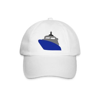 schiff - Baseballkappe - Weiß/Weiß - Vorne