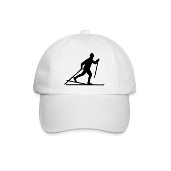 Skilanglauf - Baseballkappe - Weiß/Weiß - Vorne