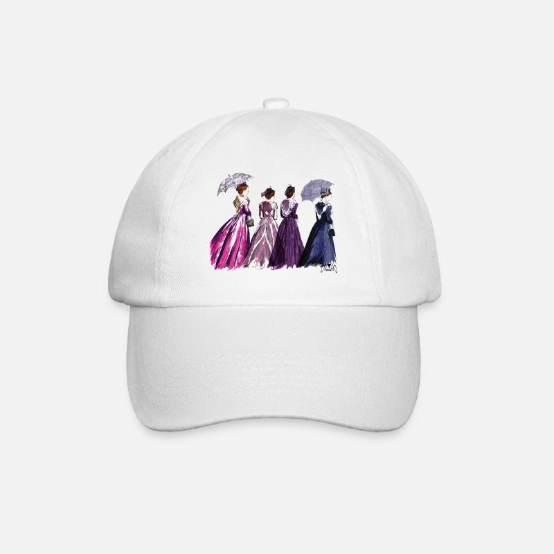arlésienne ombrelle - Casquette classique - blanc/blanc