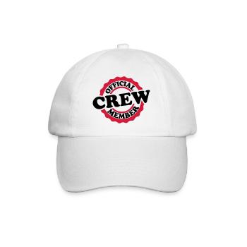 Cool Official Crew Member Stamp - Casquette classique - blanc/blanc - Devant