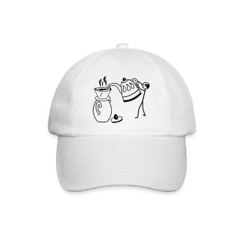 Barista - Baseballkappe - Weiß/Weiß - Vorne