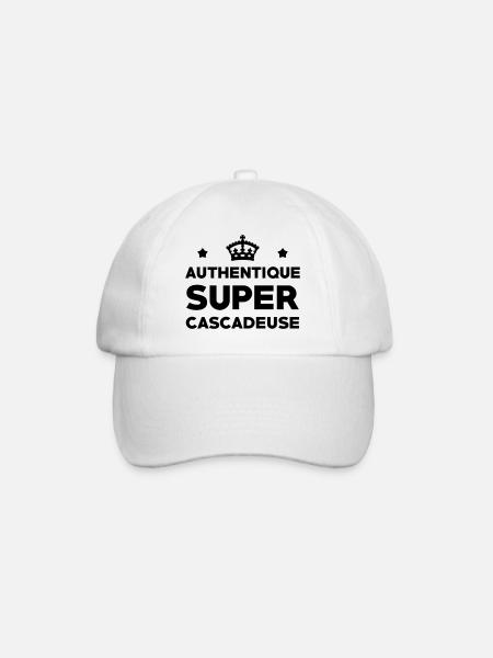Cascadeur / Cascade / Voiture / Risque / Danger - Casquette classique - blanc/blanc