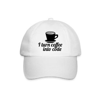code - Baseball Cap - white/white - Front