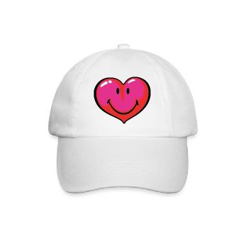 Smiley Heart - Casquette classique - blanc/blanc - Devant