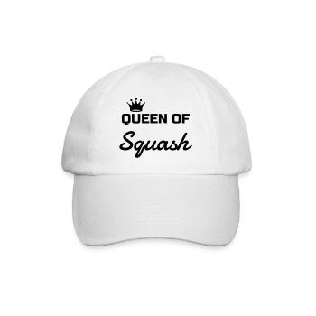 Squash Sport Game Match Champion Victory - Baseball Cap - white/white - Front