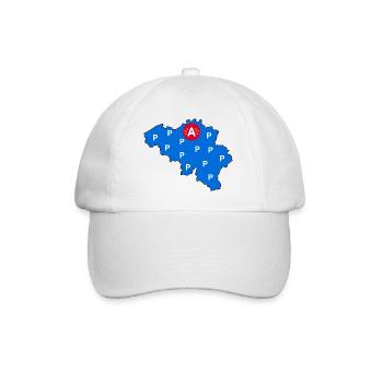 t'City and the parking - Baseball Cap - white/white - Front