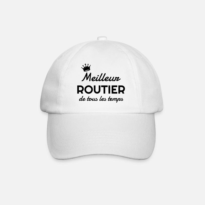 Routier / Chauffeur Poids-lourd / Camion / - Casquette classique - blanc/blanc