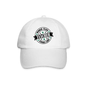 world_class_teacher_2 - Casquette classique - blanc/blanc - Devant