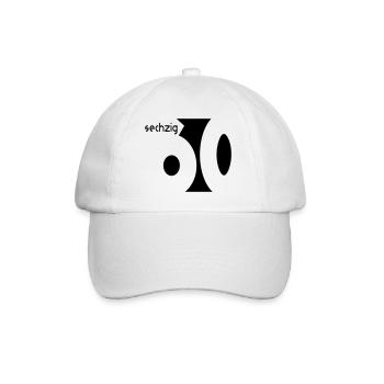 60. Geburtstag - Baseballkappe - Weiß/Weiß - Vorne