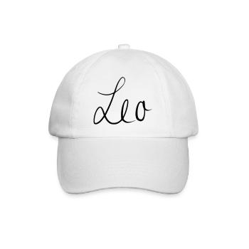 Leo - Baseballkappe - Weiß/Weiß - Vorne