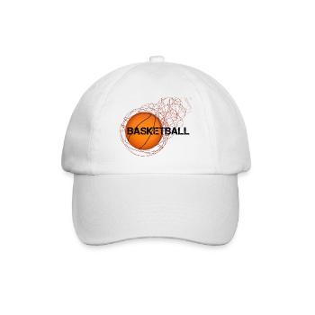 BASKETBALL - Casquette classique - blanc/blanc - Devant