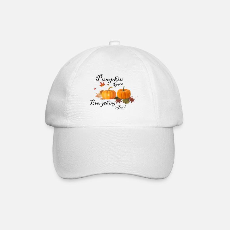 Kürbis Pumpkin orange - Baseballkappe - Weiß/Weiß