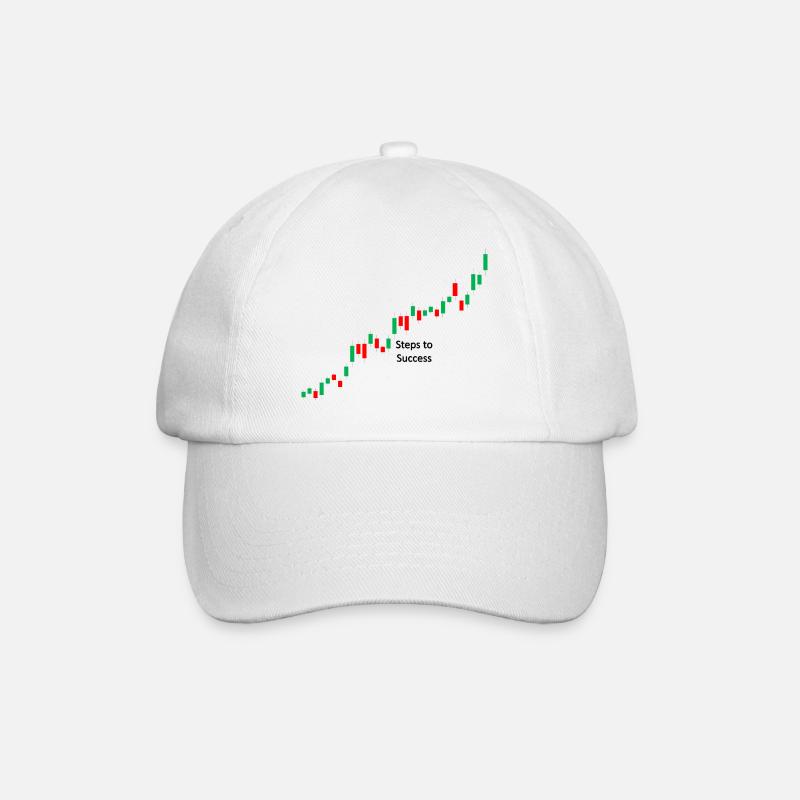Trading steps - Baseballkappe - Weiß/Weiß