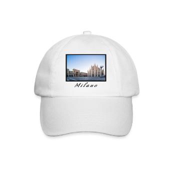 Milano Design - Baseball Cap - white/white - Front