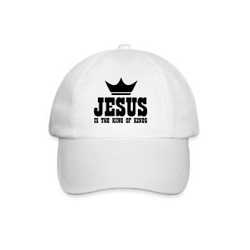 Jesus Christ God God - Baseball Cap - white/white - Front