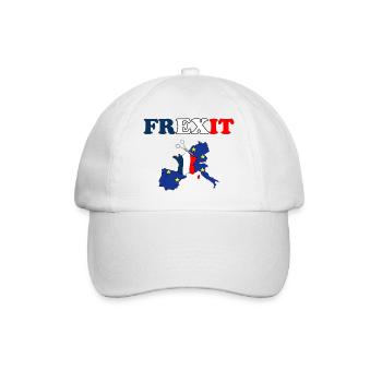 FREXIT europe france political separation - Baseball Cap - white/white - Front