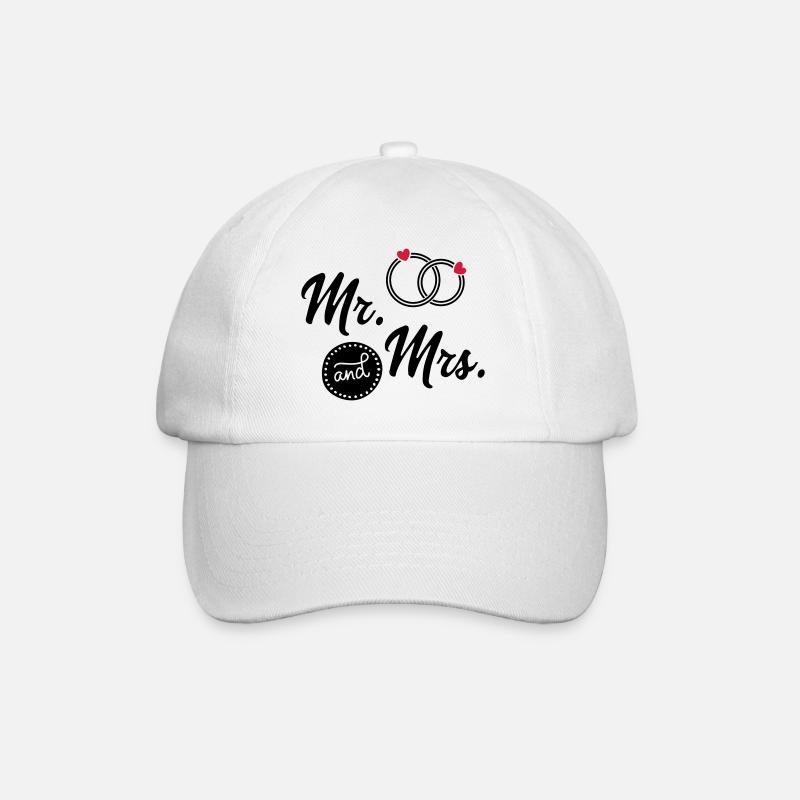 Mariage - Casquette classique - blanc/blanc