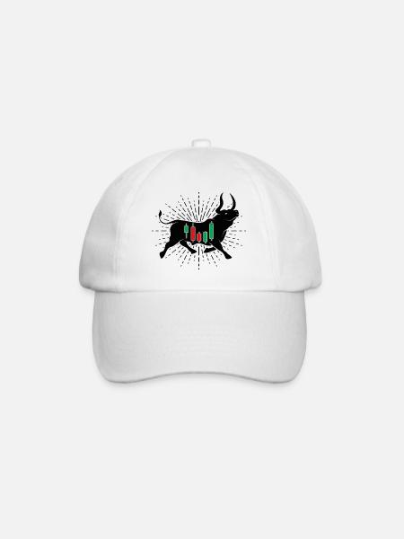 Stocks Bulle - Baseball Cap - white/white