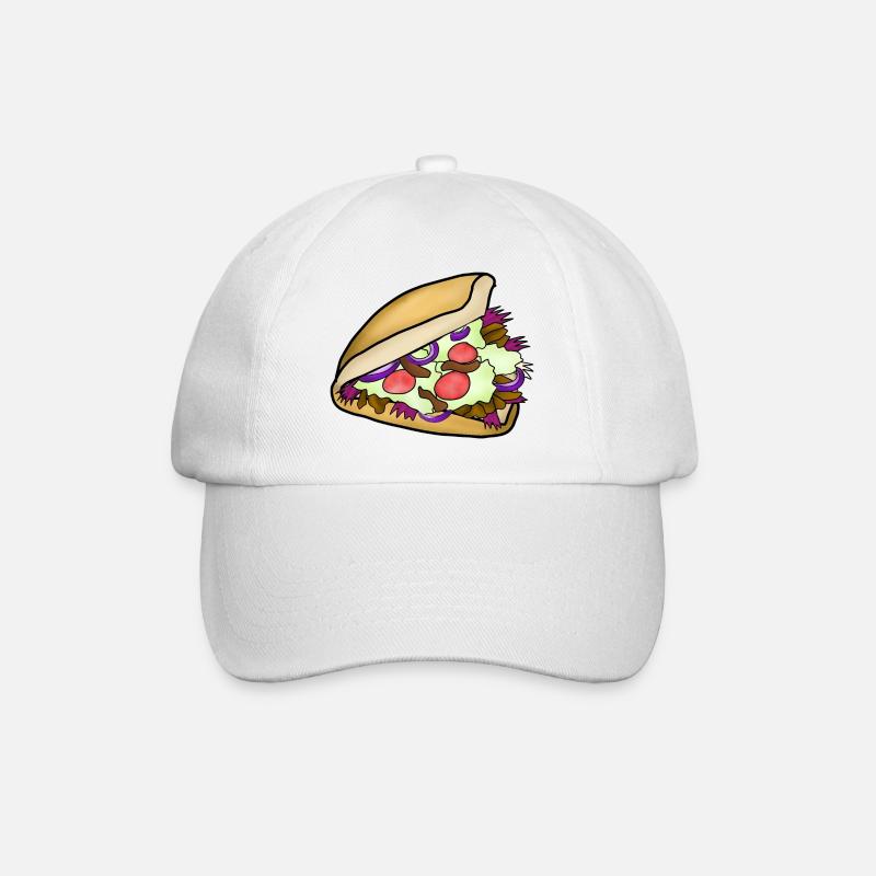 Döner - Baseballkappe - Weiß/Weiß