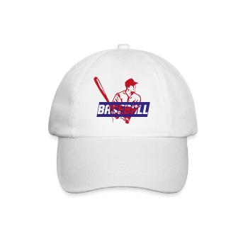 Baseball - Casquette classique - blanc/blanc - Devant