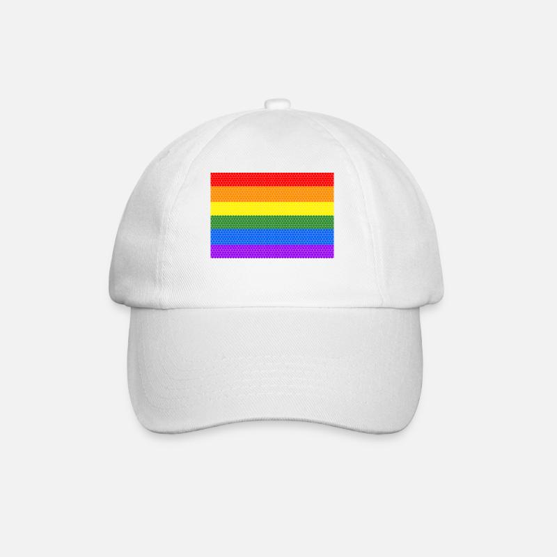lgbt pride - Baseballkappe - Weiß/Weiß