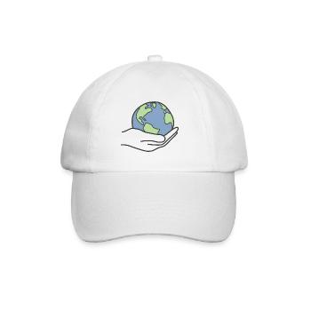 Earth World Climate Protection - Baseball Cap - white/white - Front
