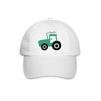 Tracteur - Casquette classique - blanc/blanc - Devant