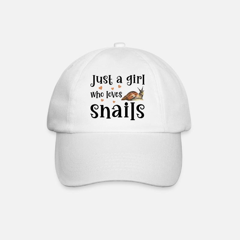 Escargots d’escargot - Casquette classique - blanc/blanc