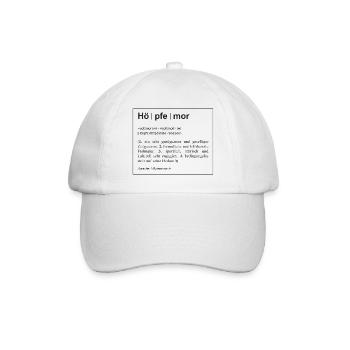 Höpfi - Baseballkappe - Weiß/Weiß - Vorne
