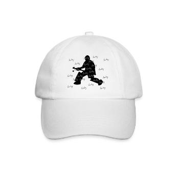 Hockey Goalie - Baseballkappe - Weiß/Weiß - Vorne
