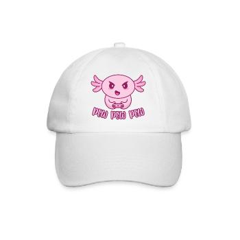 Axolotl gamer Gaming gaming gamble pew pew pew - Casquette classique - blanc/blanc - Devant