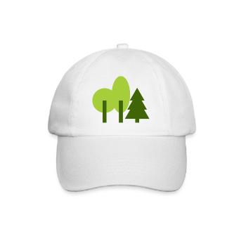 Parc forestier des arbres - Casquette classique - blanc/blanc - Devant