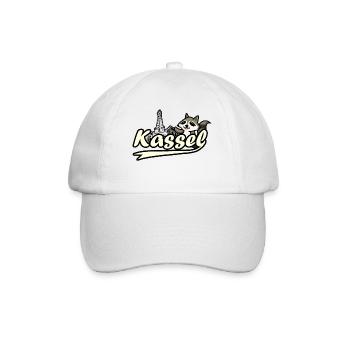 Kassel Waschbär Herkules - Baseballkappe - Weiß/Weiß - Vorne