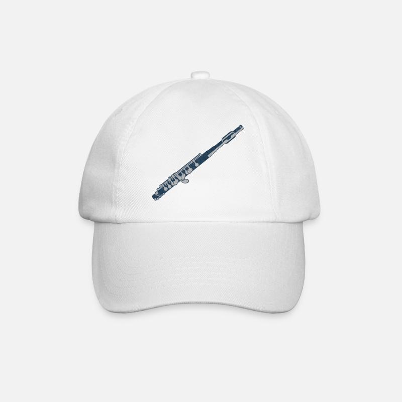 Flûte traversière - Casquette classique - blanc/blanc