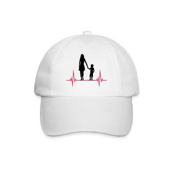 Maman Fils Pulse - Casquette classique - blanc/blanc - Devant