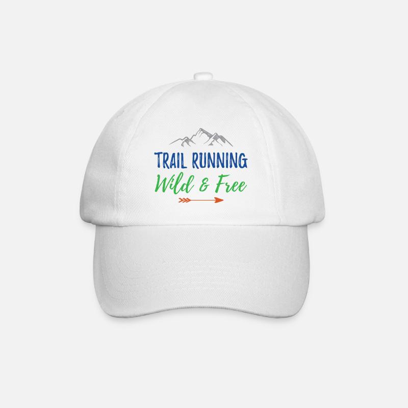 Trail Running – Sauvage et gratuit - Casquette classique - blanc/blanc