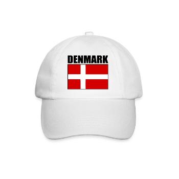Denmark - Baseball Cap - white/white - Front