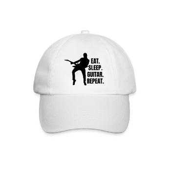 Guitarist Music Musicians Guitarist Band Guitar - Baseball Cap - white/white - Front